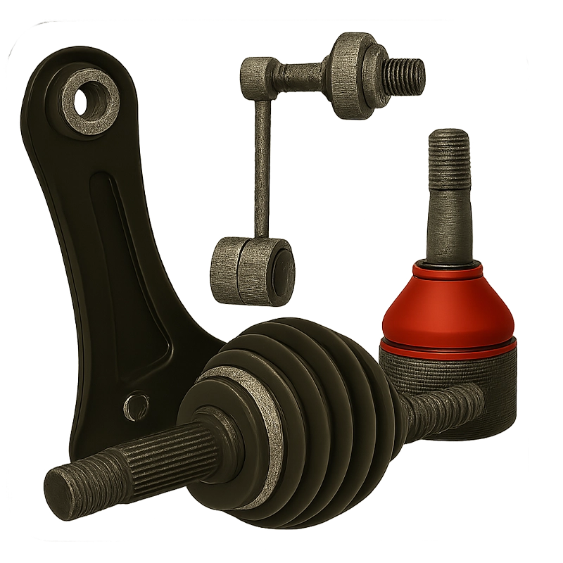 قطعات جلوبندی و تعلیق و ترمز